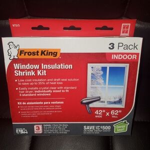 Frost King Window Insulation Shrink Kit 3 Pack
